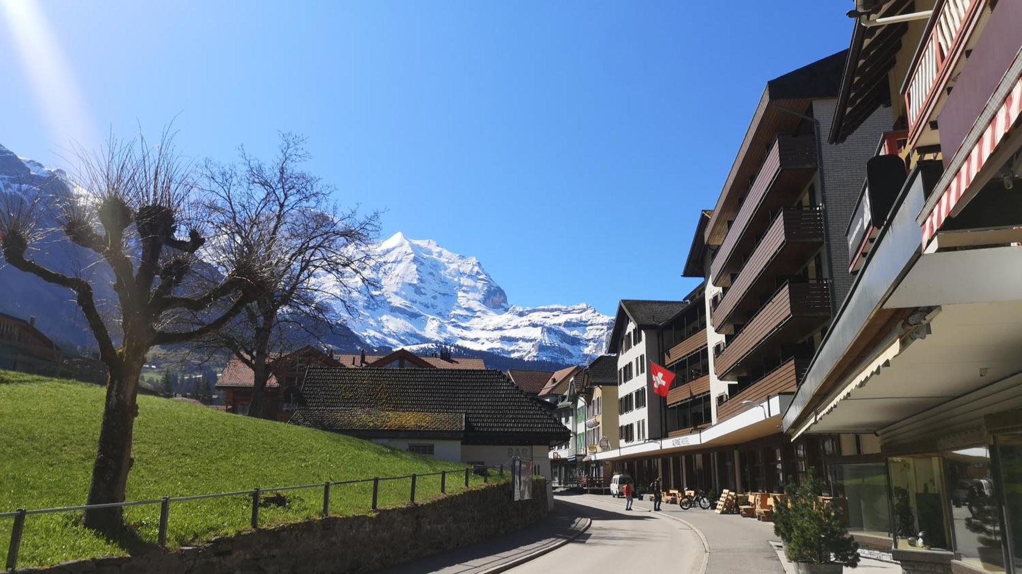 Swiss Lodge Hotel Bernerhof Wengen Esterno foto