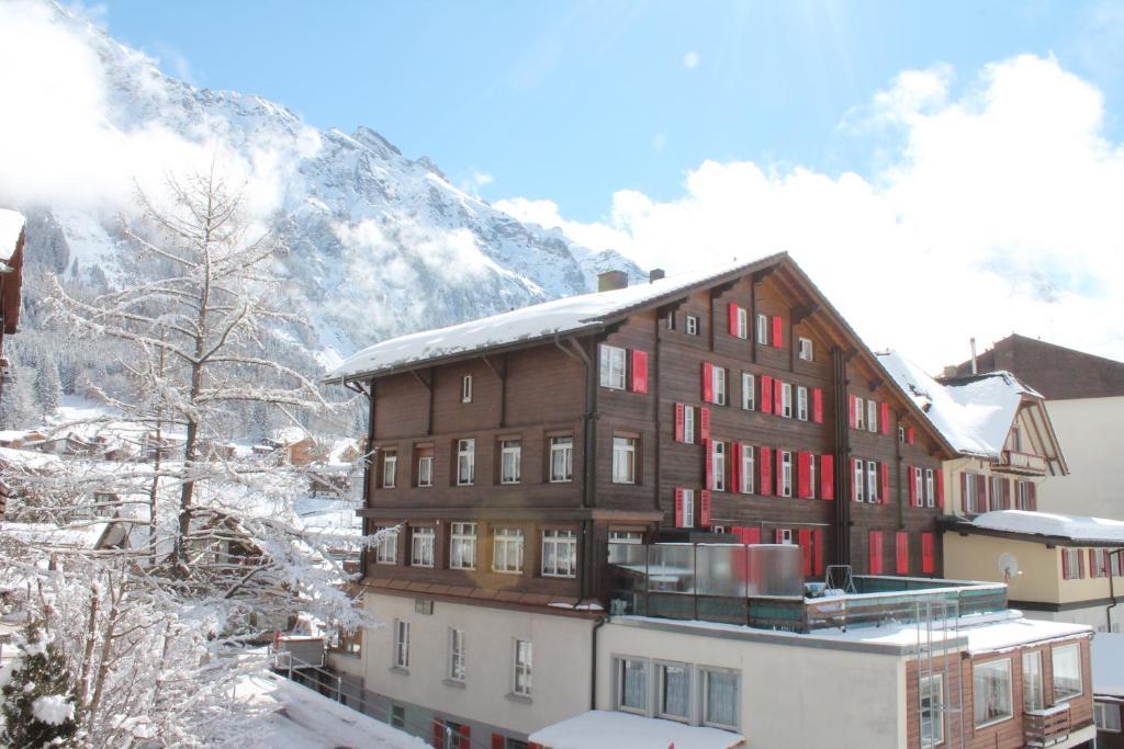 Swiss Lodge Hotel Bernerhof Wengen Esterno foto